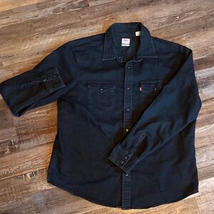 Levi's Dark Blue Casual Button Down Shirt
